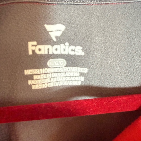 TAMPA BAY AMBASSADOR Fanatics Red and Gray Pullover, size large - Picture 3 of 5